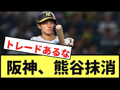【矢野チルドレン...】阪神、熊谷抹消【なんJ反応】【プロ野球反応集】【2hスレ】【1分動画】【5chスレ】【熊谷敬宥】【阪神タイガース】