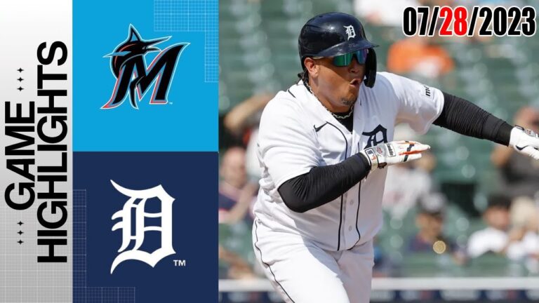 マイアミ・マーリンズ対デトロイト・タイガースの試合ハイライト [TODAY] |  2023 年 7 月 28 日 |  MLB 2023