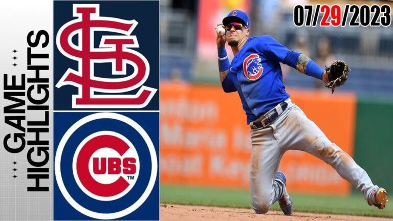 セントルイス・カージナルス vs シカゴ・カブス 試合ハイライト |  MLB トゥデー 2023 年 7 月 29 日 |  MLB 2023
