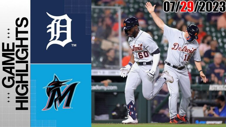 マイアミ・マーリンズ vs デトロイト・タイガース ハイライト |  MLB トゥデー 2023 年 7 月 29 日 |  MLB 2023