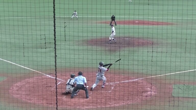 ジャイアンツ前田研輝をファーストゴロに打ち取る明大 石原勇輝【2023年8月13日 明治大学 対 読売ジャイアンツ】
