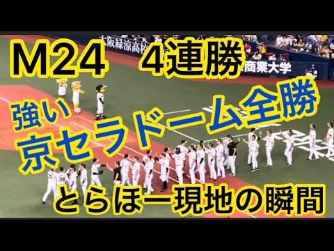 【とらほーM24】京セラドーム全勝‼️#及川雅貴 投手で締めた🐯あと1人から #とらほー #阪神勝利 〜#六甲おろし 〜現地雰囲気 23.8.23.#京セラドーム大阪🆚#中日ドラゴンズ