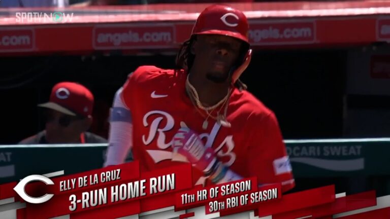 【MLB 速報】5回表 レッズ・デラクルーズが今季11号逆転3ランを放つ vs エンゼルス 8.24