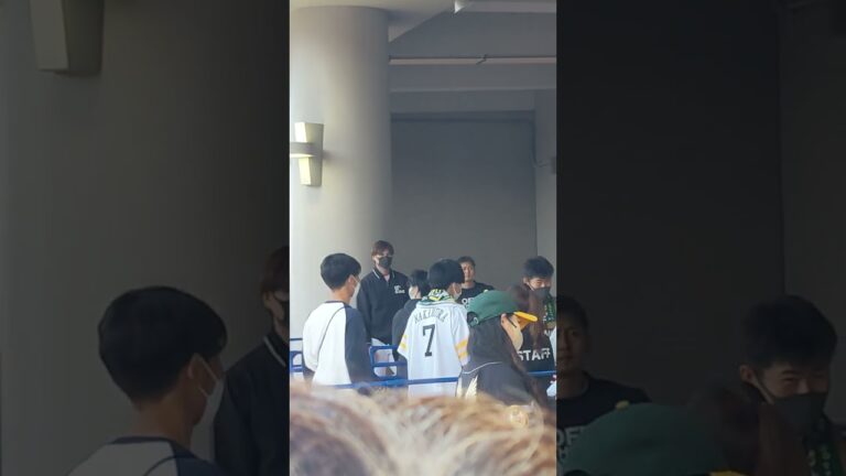 石川柊太,奥村政稔,野村大樹,中村亮太,笹川義康,大竹風雅によるユニフォーム手渡し会③ 2022.11.27鷹奉祭(ファンフェス)