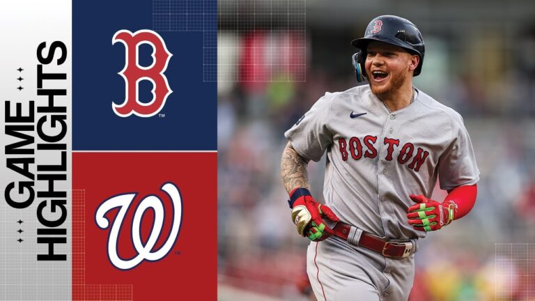 レッドソックス対ナショナルズの試合ハイライト (8/15/23) |  MLB ハイライト