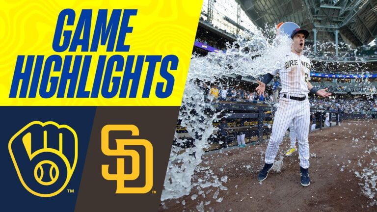 Padres vs. Brewers Game Highlights (8/27/23) | MLB Highlights