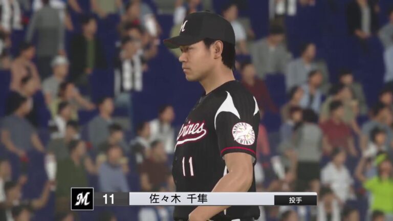 プロ野球速報プレイ「佐々木千隼、ピンチを無失点で切り抜けたピッチング」8月15日戦【プロ野球スピリッツ2019】
