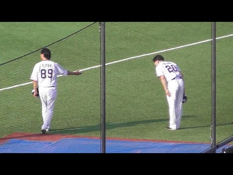ヤクルト木澤が伊藤コーチとともに、石川への危険球を中日関係者に謝罪　2023／8／20