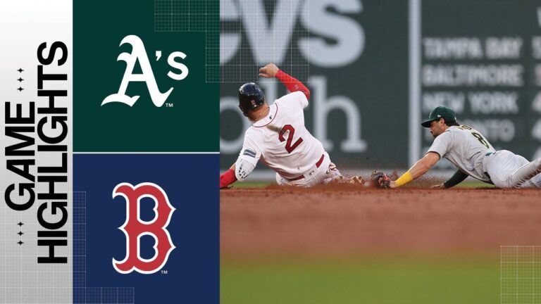 アスレチックス対レッドソックスの試合ハイライト (7/7/23) |  MLB ハイライト