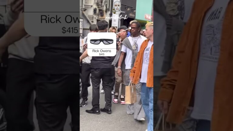 🦋INSANE!!! YOU Like The Style From TRAVIS SCOTT IN JAPAN?? RICK OWENS $5K DRIP!!🦋