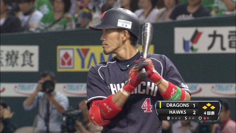 珍しや！ヤフオクドームのエンタイトルツーベース　藤井の一打で中日が逆転 2013.05.19 H-D