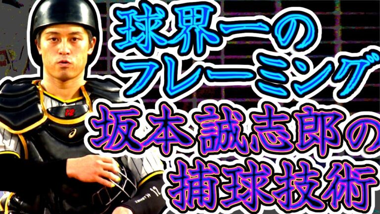 坂本誠志郎 球界一のフレーミング・捕球技術 虎の冷静沈着な理論派捕手 "Seishiro Sakamoto"