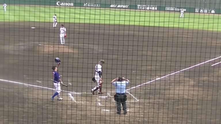 木下幹也センター前にポテンヒットを打たれる〜2023年6月27日 巨人３軍 対 トヨタ自動車