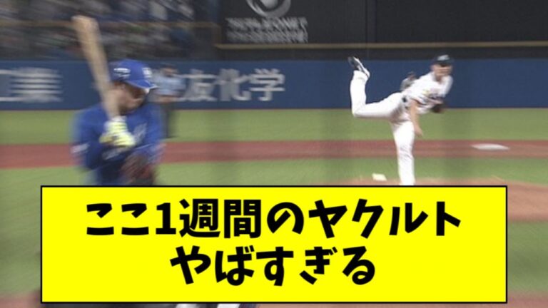 【閲覧注意】最近のヤクルト、ちょっと危険すぎる