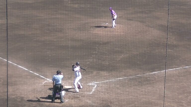 前田研輝エラーで出塁する〜2023年7月16日 読売ジャイアンツ３軍 練習試合 対神奈川フィーチャードリームス Wヘッダー2試合目