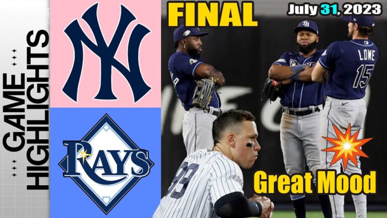 ニューヨーク・ヤンキース vs タンパベイ・レイズ フルゲーム 2023年7月31日 |  MLB ハイライト 2023
