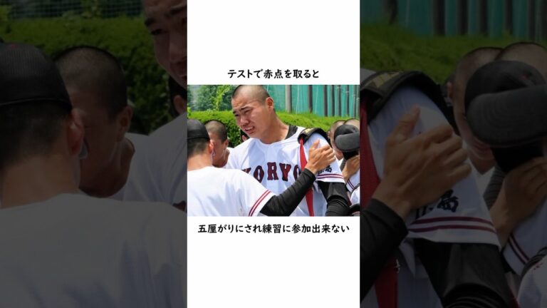 広陵高校に関する雑学【勉強篇】　＃広陵＃高校野球＃雑学＃野球＃甲子園#Shorts