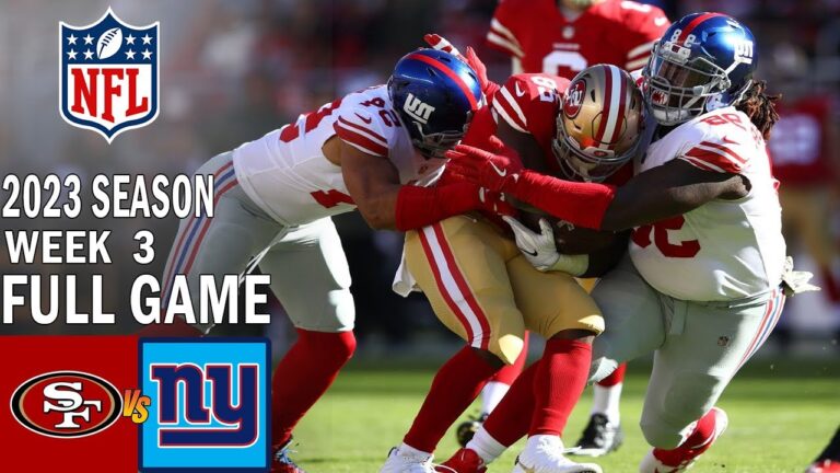 ニューヨーク・ジャイアンツ vs サンフランシスコ・フォーティナイナーズ 9/21/23 ゲームハイライト 第 3 週 | 今日の NFL ハイライト