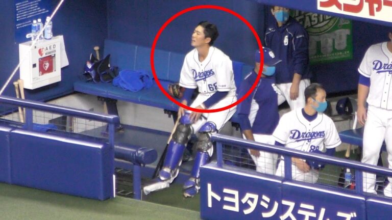 空振り三振した桂依央利　その後…。【中日ドラゴンズ 2020年プロ野球】