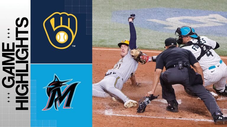 Brewers vs. Marlins Game Highlights (9/22/23) | MLB Highlights