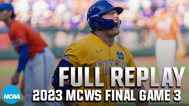 LSU vs. フロリダ: 2023 男子大学ワールド シリーズ最終戦 第 3 戦 | フルリプレイ
