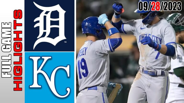 デトロイト・タイガース vs カンザスシティ・ロイヤルズ フルハイライト  [TODAY] 2023年9月28日