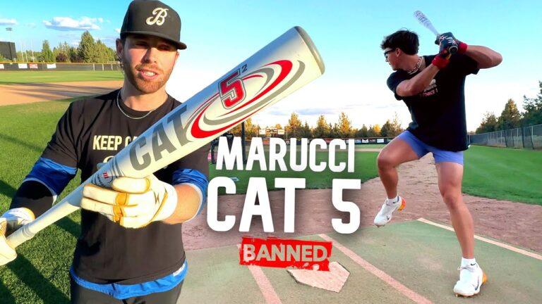 禁止されたMarucci CAT 5で打つ |  BBCOR 野球バットのレビュー