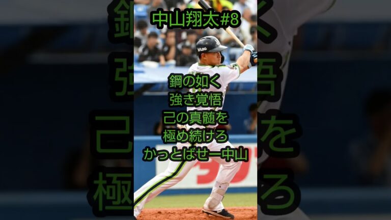 「ヤクルトスワローズ」中山翔太選手応援歌#プロ野球 #応援歌 #野球 #ヤクルト #ヤクルトスワローズ