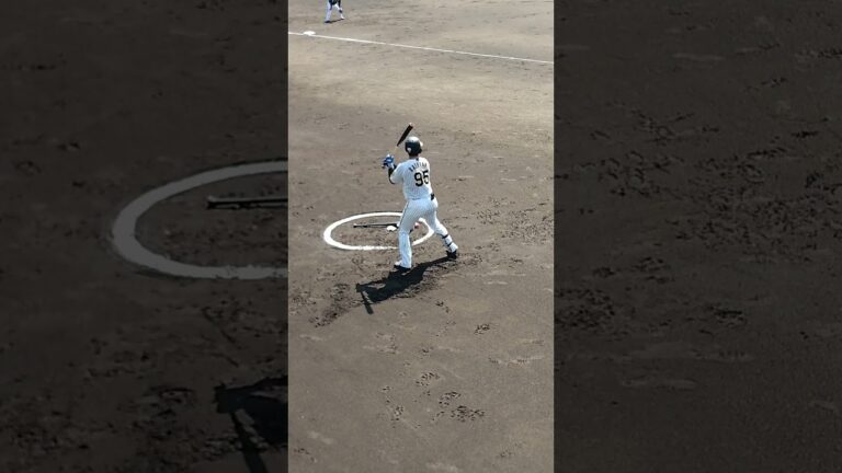 2023年 9月19日 阪神タイガース　ネクストバッターズサークルの片山雄哉選手⚾