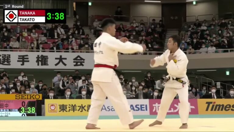 2022 全日本柔道選手権【無差別 1回戦】高藤（パーク24） 対 田中（アドヴィックス）日本武道館＜2022年4月29日＞