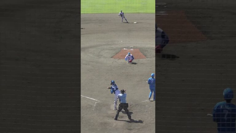 日本ハム　古川裕大　相手のミスを逃さないセカンドスロー　上武大学出身　2023.8.5