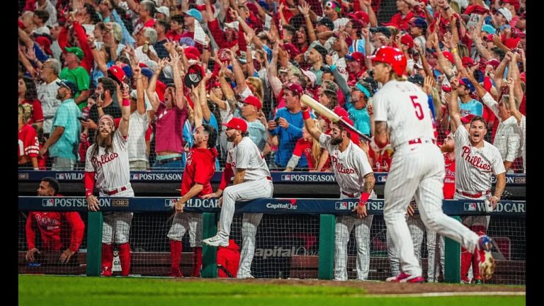 【Phillies：Marsh】フィリーズ2連勝！地区シリーズ進出決定！ベンチから鼓舞しまーしゅ！10月8日からブレーブスと再び！