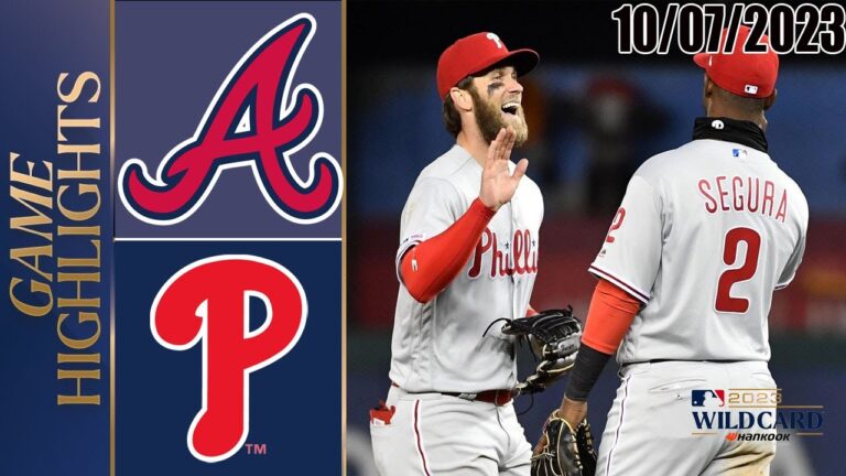 アトランタ・ブレーブス vs フィラデルフィア・フィリーズ ハイライト  [TODAY] 2023 年 10 月 7 日 MLB - ワイルドカード 2023
