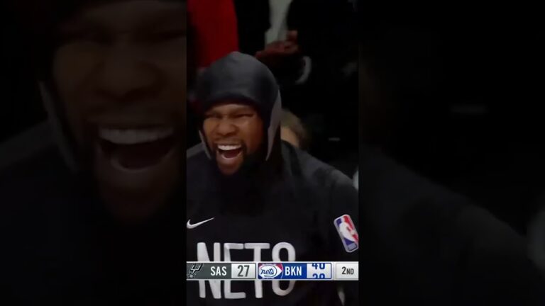 【デュラント大興奮❗】渡邊雄太が鋭いドライブから強烈ダンク💥【NBA Rakuten】#shorts