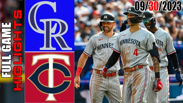コロラド・ロッキーズ vs ミネソタ・ツインズの全試合ハイライト  [TODAY] 2023年9月30日