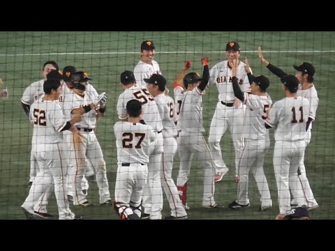 胸熱すぎる！まさかの2戦連続のサヨナラ劇！延長12回裏、最後は増田大輝選手が感動の劇的タイムリー！巨人vsヤクルト
