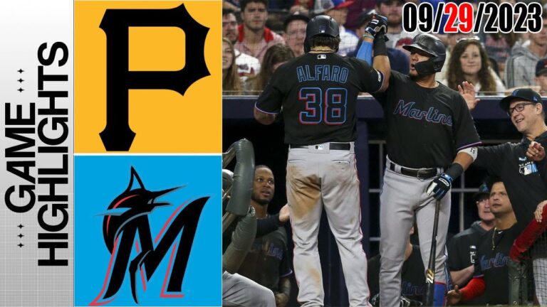 ピッツバーグ・パイレーツ対マイアミ・マーリンズ試合ハイライト  [TODAY] 2023年9月29日