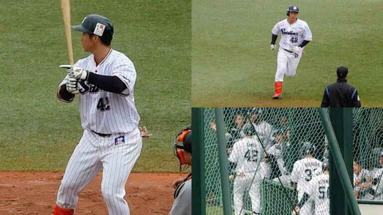 【弾丸ライナー】ドラ3・澤井廉、プロ初ホームランが逆転満塁HR！【ヤクルトvs巨人】2023.3.24
