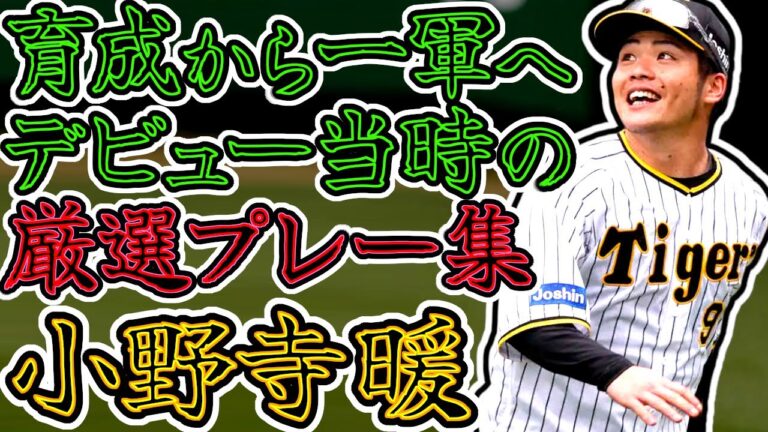 小野寺暖 育成からスタープレーヤーへ!! 一軍デビュー当時の厳選プレー集!! "Dan Onodera"