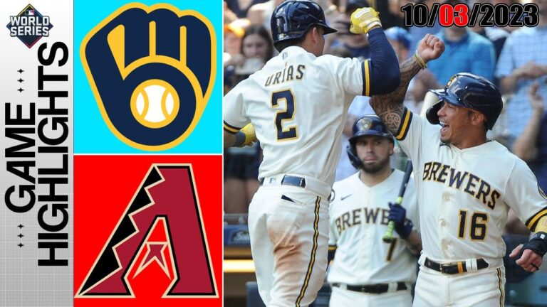 アリゾナ・ダイヤモンドバックス vs ミルウォーキー・ブルワーズ ハイライト  [TODAY] 2023 年 10 月 3 日 MLB 2023