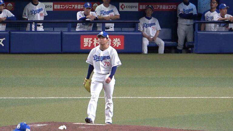 1イニング10失点して晒し投げ状態の近藤廉に大きな声援を送るドラゴンズファン (2023/08/25)