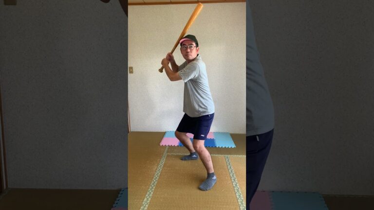 野球人エチェバリアスイング #ショート #ジェスチャー