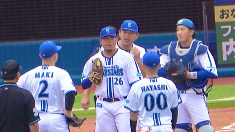 打たれたのに態度でかいよw 斎藤隆コーチに背を向けちゃってる濱口遥大 横浜DeNAベイスターズ 2023/9/23