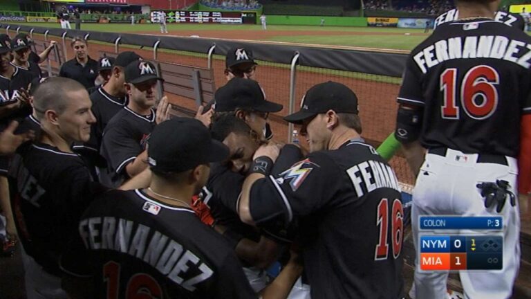 NYM@MIA: Gordon leads the game off with a solo homer
