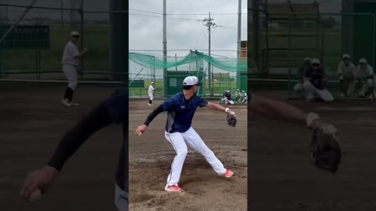 石崎剛投手コーチのピッチング#shorts #short #ショート動画#ピッチング#元プロ野球選手#投球#ストレート#まっすぐ#直球#スピード#石崎剛#トーカツ#東葛飾ボーイズ