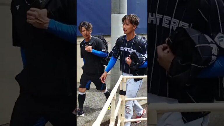 【FIGHTERS】#水野達稀 選手と #古川裕大 選手 #北海道日本ハムファイターズ #shorts