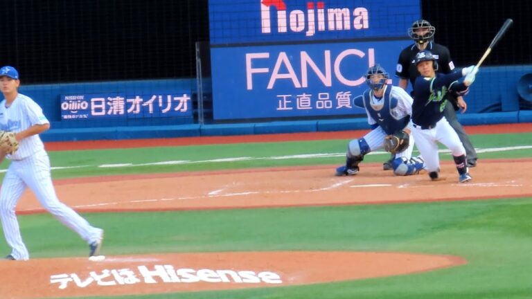 【二刀流で100勝決めた】小川泰弘、満塁走者一掃タイムリーツーベースヒット