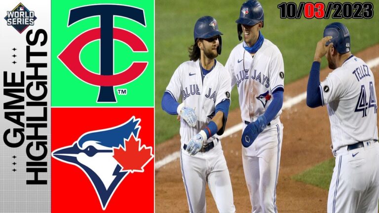 トロント・ブルージェイズ対ミネソタ・ツインズ全試合ハイライト  [TODAY] 2023 年 10 月 3 日 MLB -2023