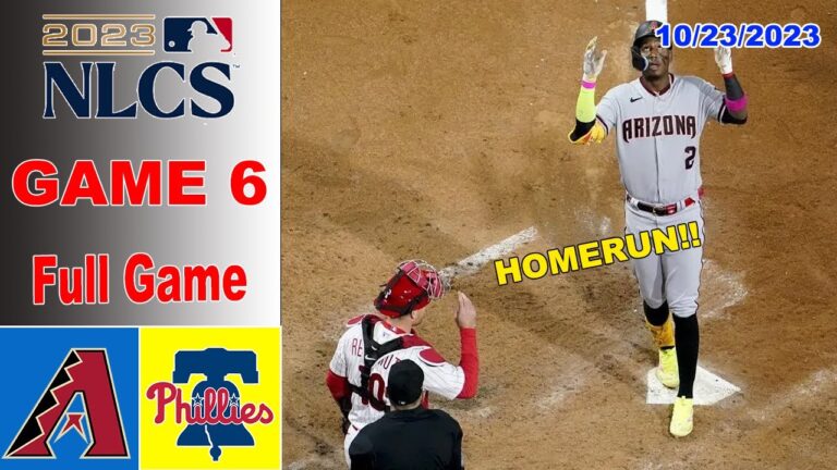 アリゾナ ダイヤモンドバックス vs フィラデルフィア フィリーズ NLCS 第 6 戦ハイライト (10/23/23) |  MLBポストシーズン