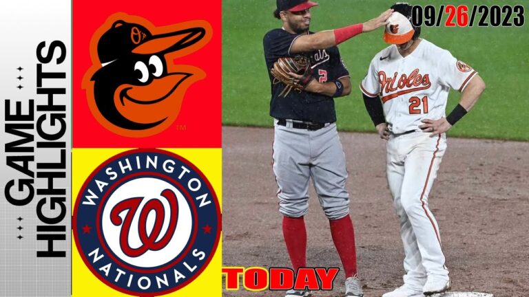 ワシントン・ナショナルズ vs ボルチモア・オリオールズ 全試合ハイライト  [TODAY] 2023 年 9 月 26 日